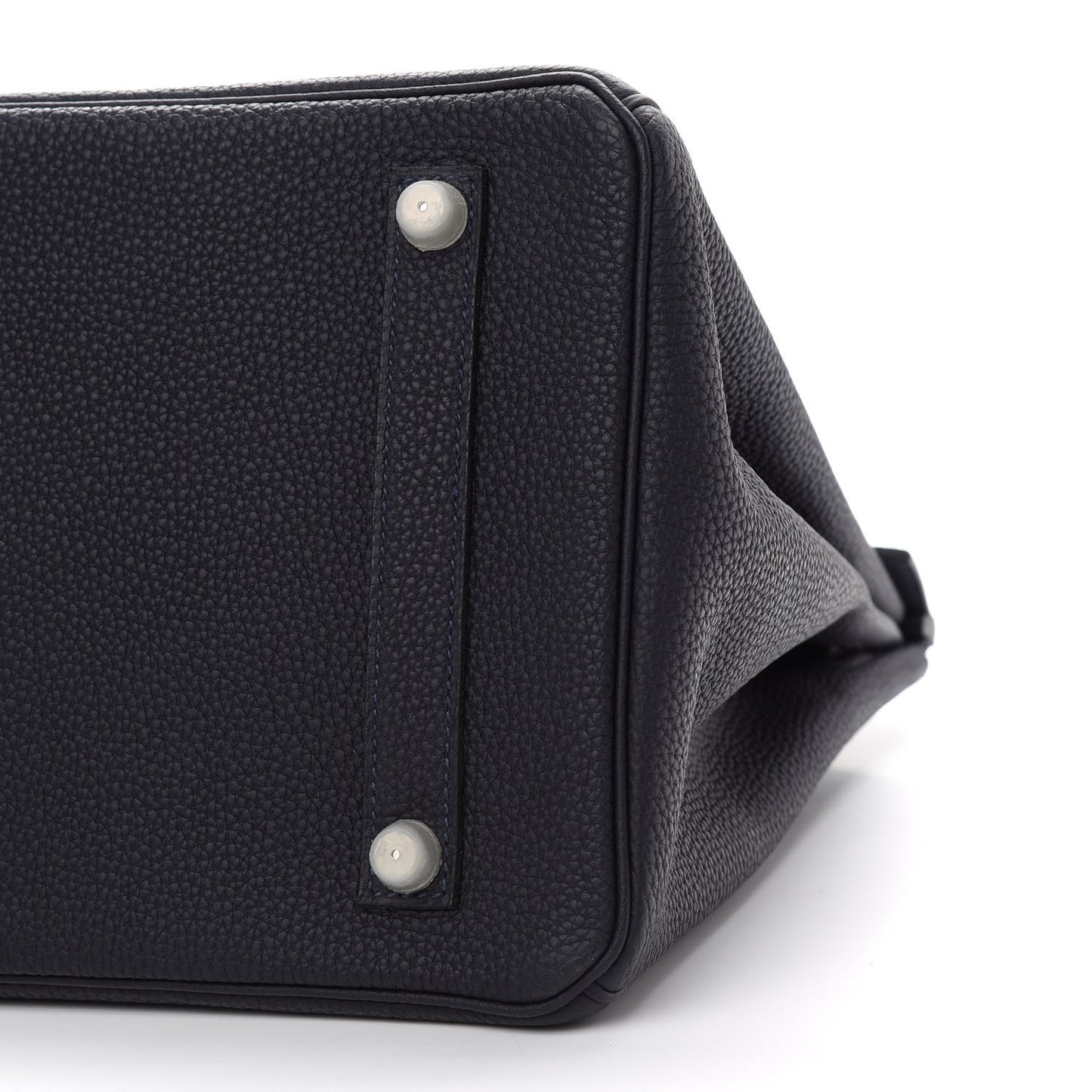 Togo Swift Officier Birkin 35 Bleu Nuit Vert Cypress