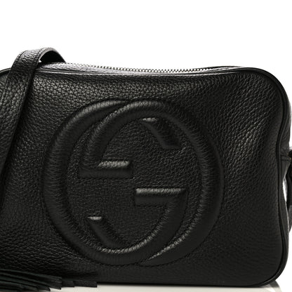 Gucci Pebbled Calfskin Small Soho Disco Bag Black 8 of 10
