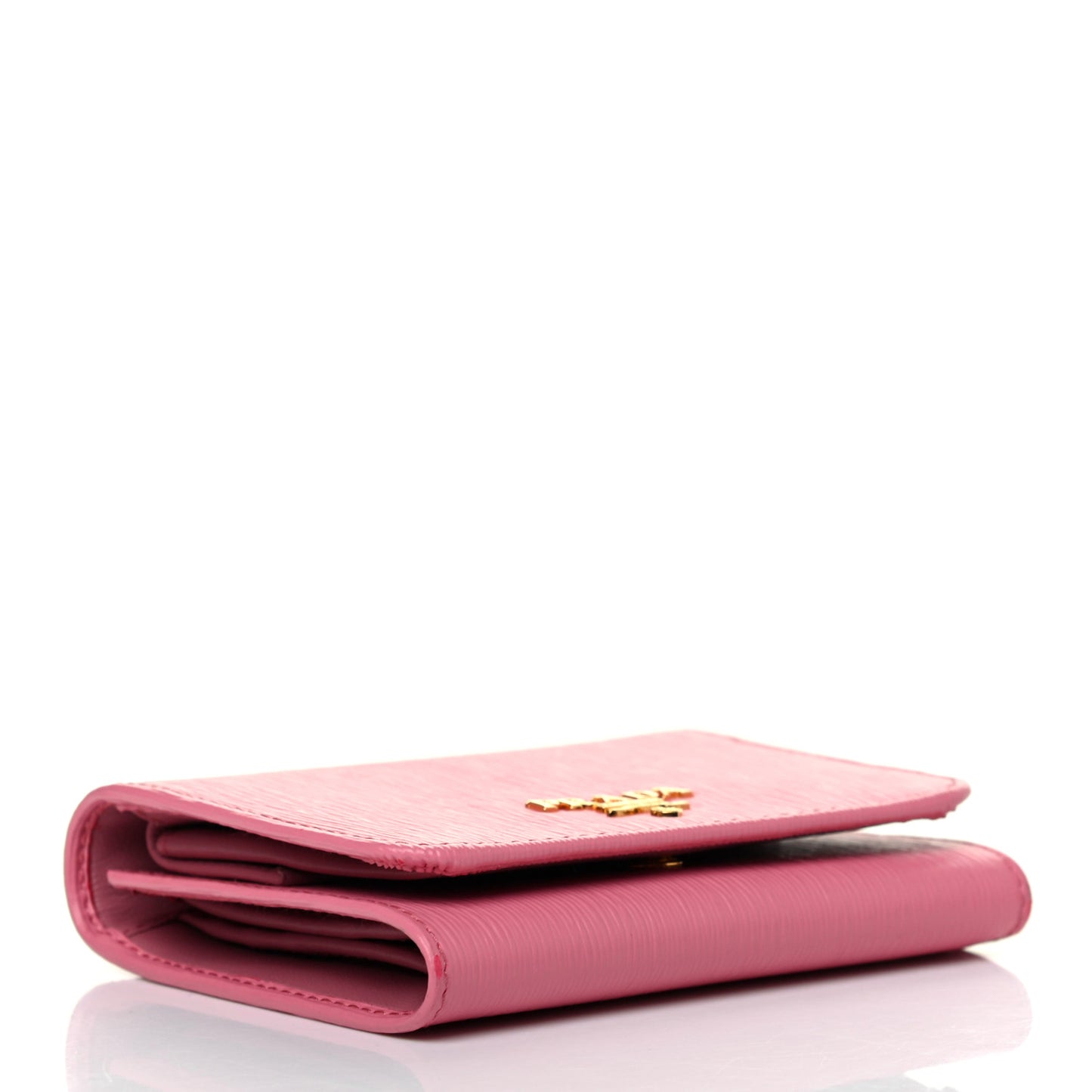 Vitello Move Tri-Fold Compact Wallet Peonia