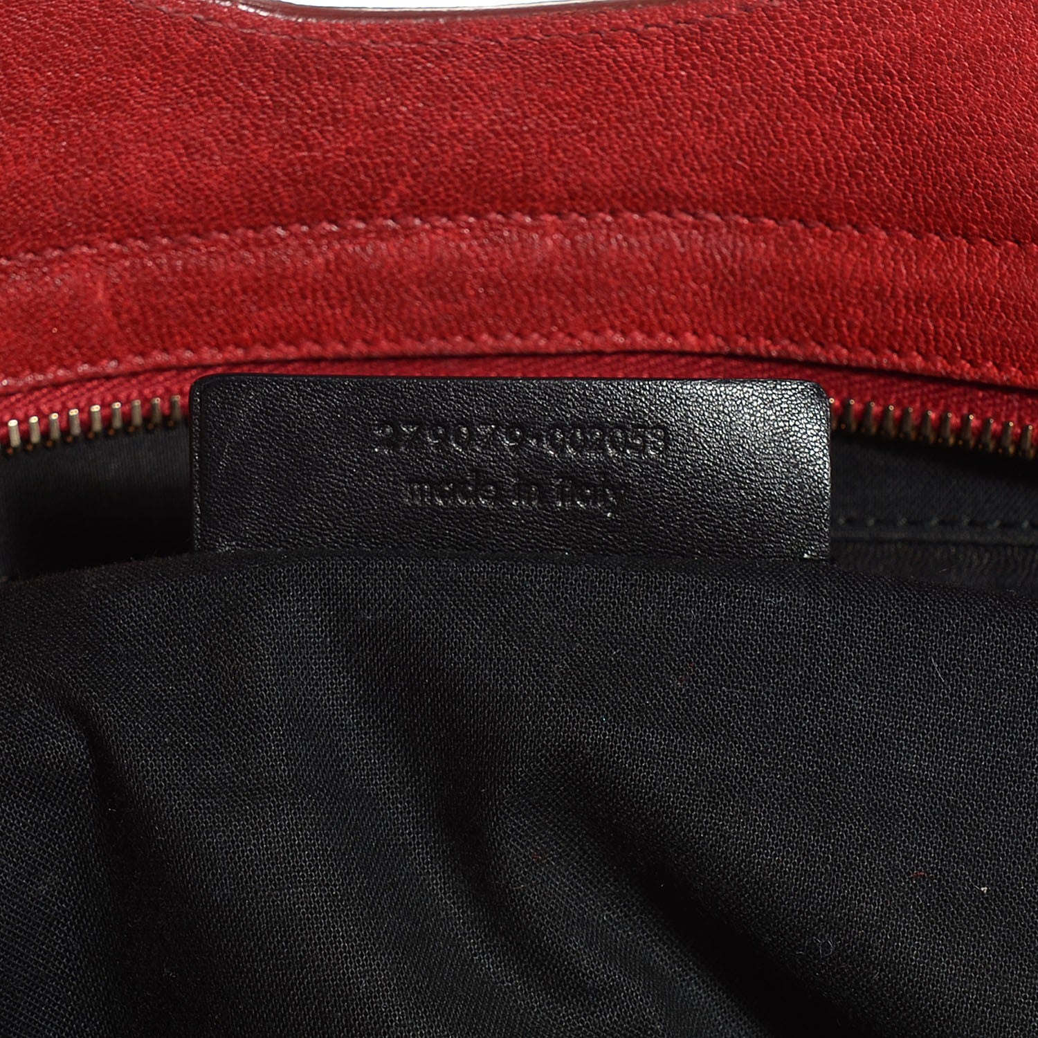 Saint Laurent Sheepskin Medium Cabas ChYc Red 7 of 7