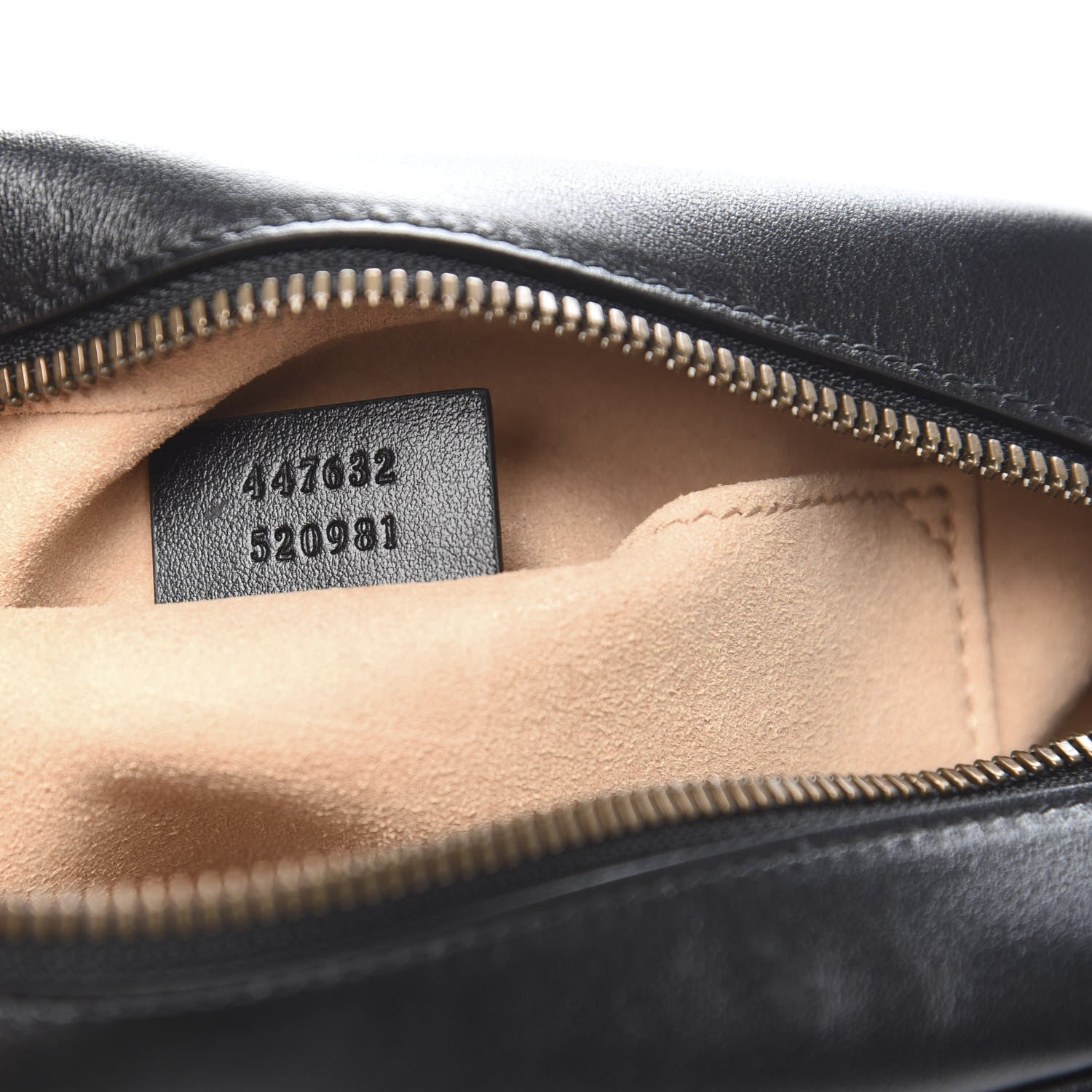 Gucci Calfskin Matelasse Small GG Marmont Chain Shoulder Bag Black 7 of 10