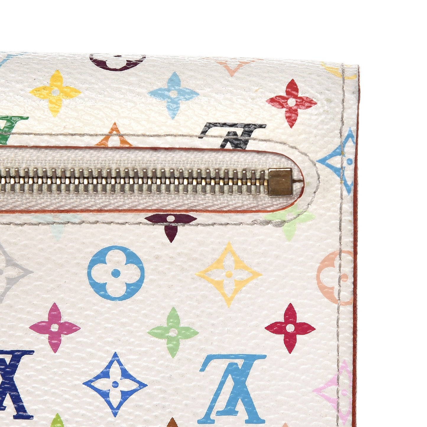 Monogram Multicolor Koala Wallet White