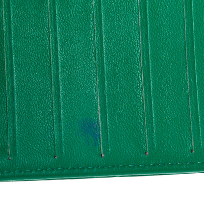 Chanel Lambskin Quilted Large Flap Wallet Green 17 of 18