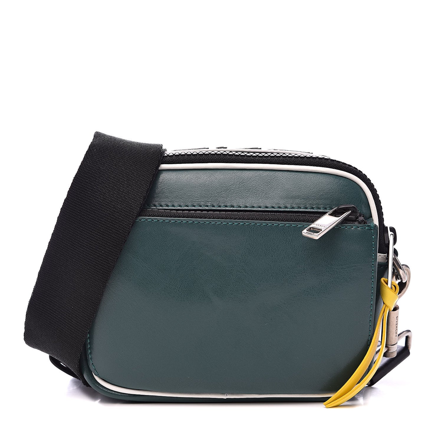 Calfskin MC3 Crossbody Bag Oil Blue White