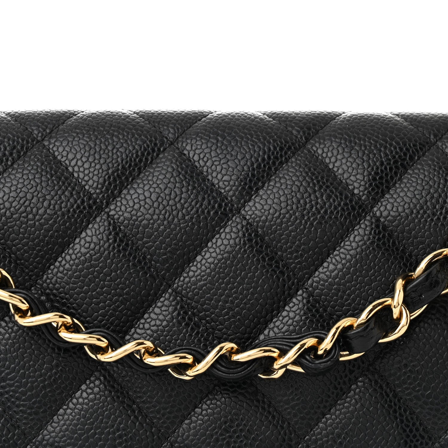 Chanel Caviar Quilted Jumbo Double Flap Black 8 of 11