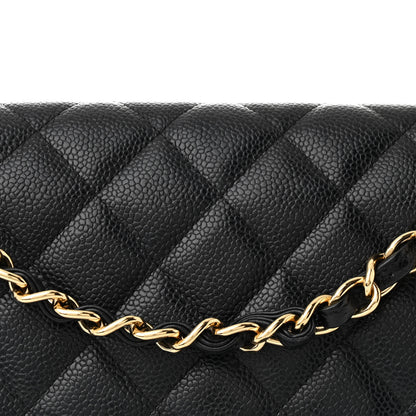 Chanel Caviar Quilted Jumbo Double Flap Black 8 of 11