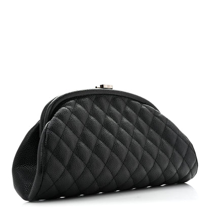 Chanel Caviar Quilted Timeless Clutch Black 3 of 8