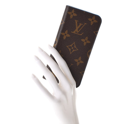 Louis Vuitton Monogram iPhone 7/8 Folio Case Blue 2 of 7