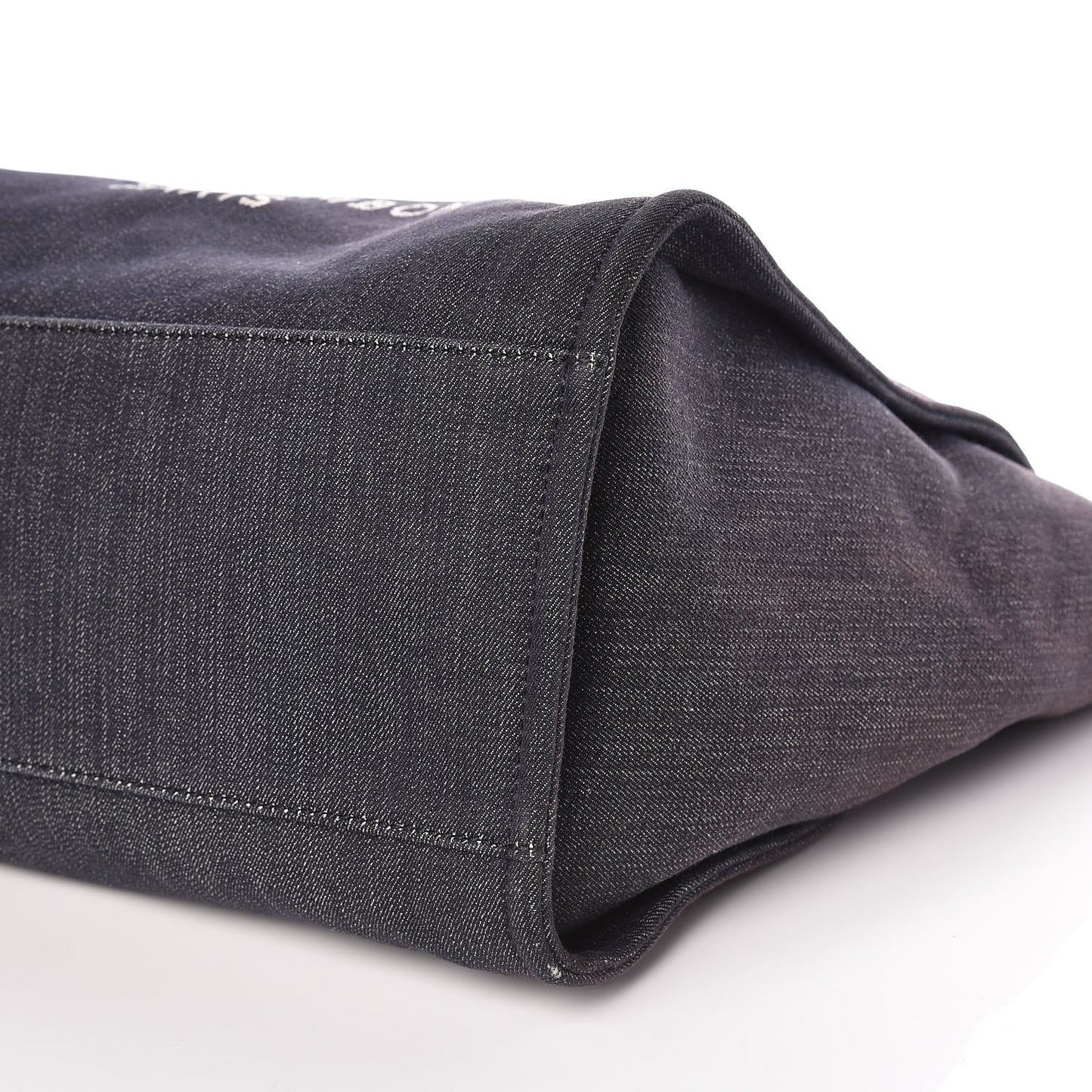 Denim Large Deauville Tote Dark Blue