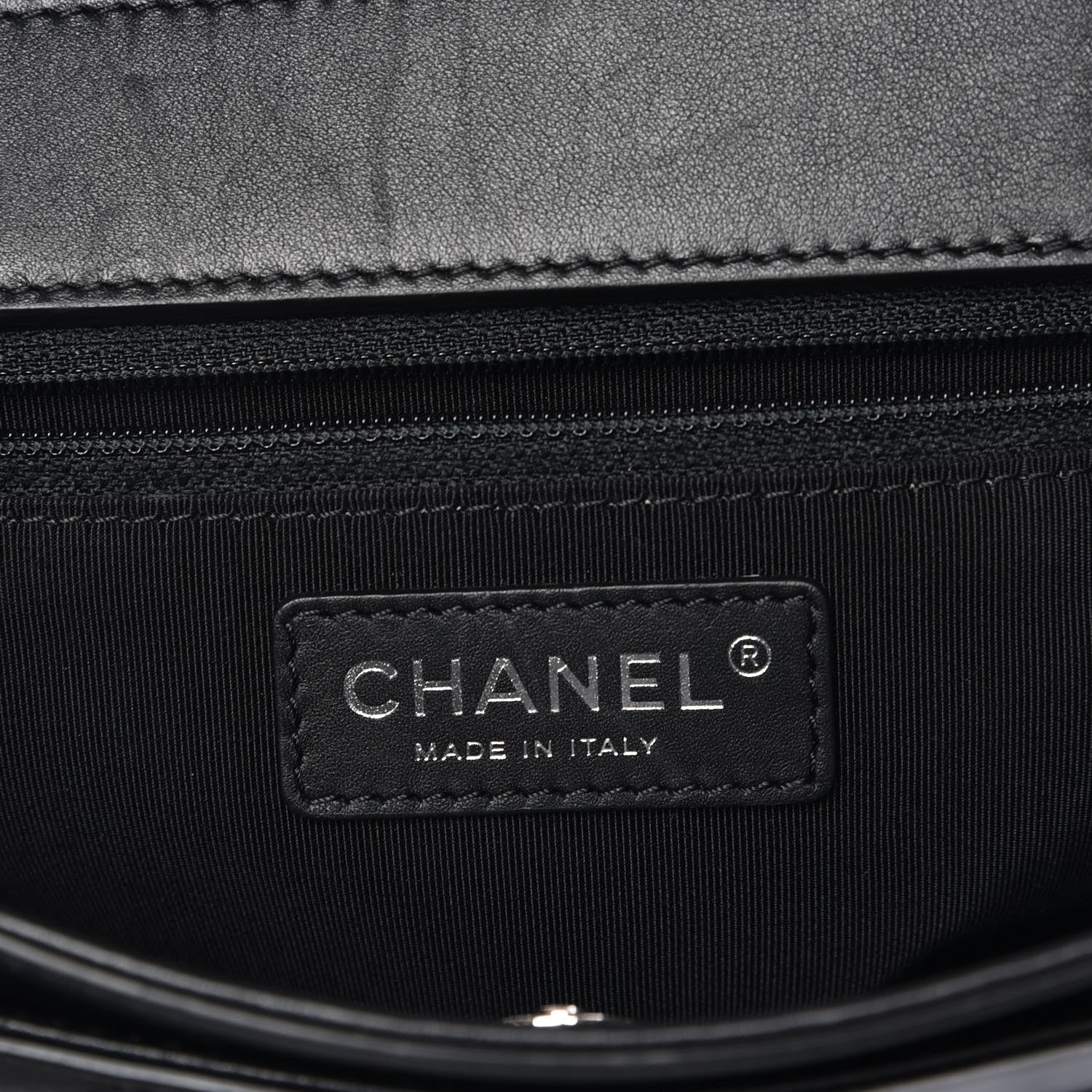 Chanel Calfskin Quilted Large Shopping Tote Black 7 of 8