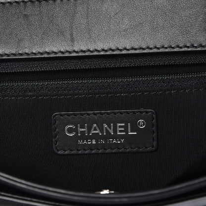 Chanel Calfskin Quilted Large Shopping Tote Black 7 of 8