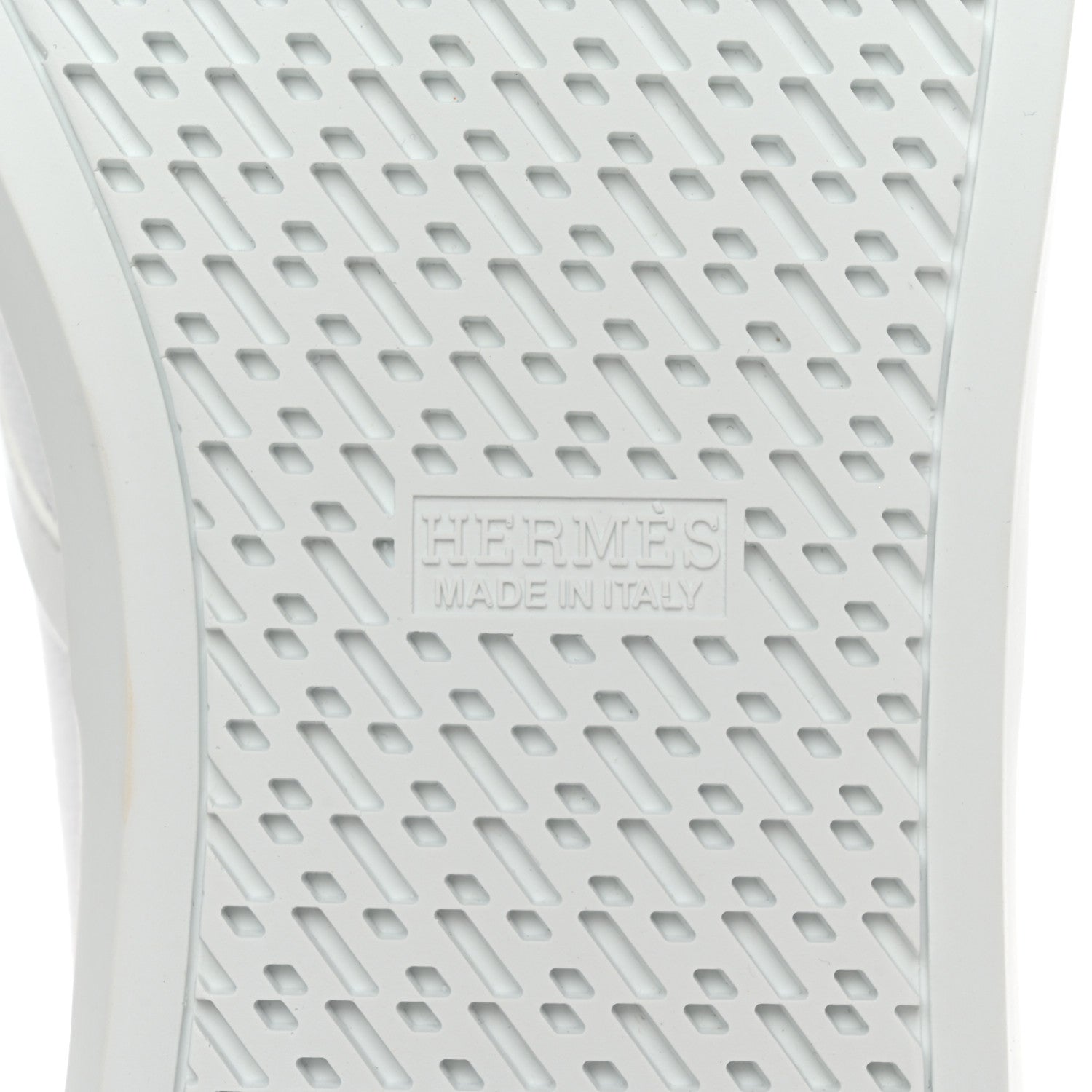 Hermes Canvas Embroidered Innocent Sneakers 39 White 7 of 9