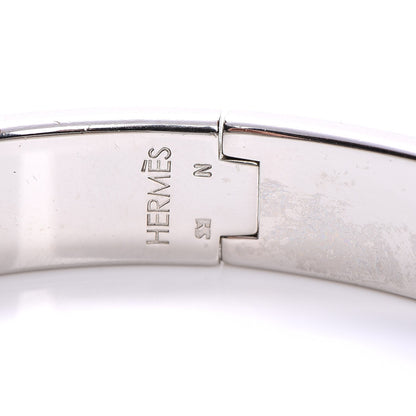 Hermes Enamel Narrow Clic Clac H Bracelet PM Black 5 of 6