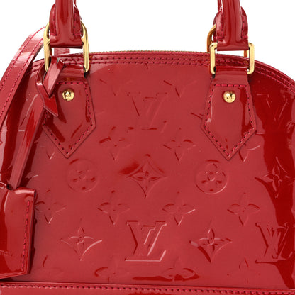 Louis Vuitton Vernis Alma BB Pomme D'Amour 8 of 10