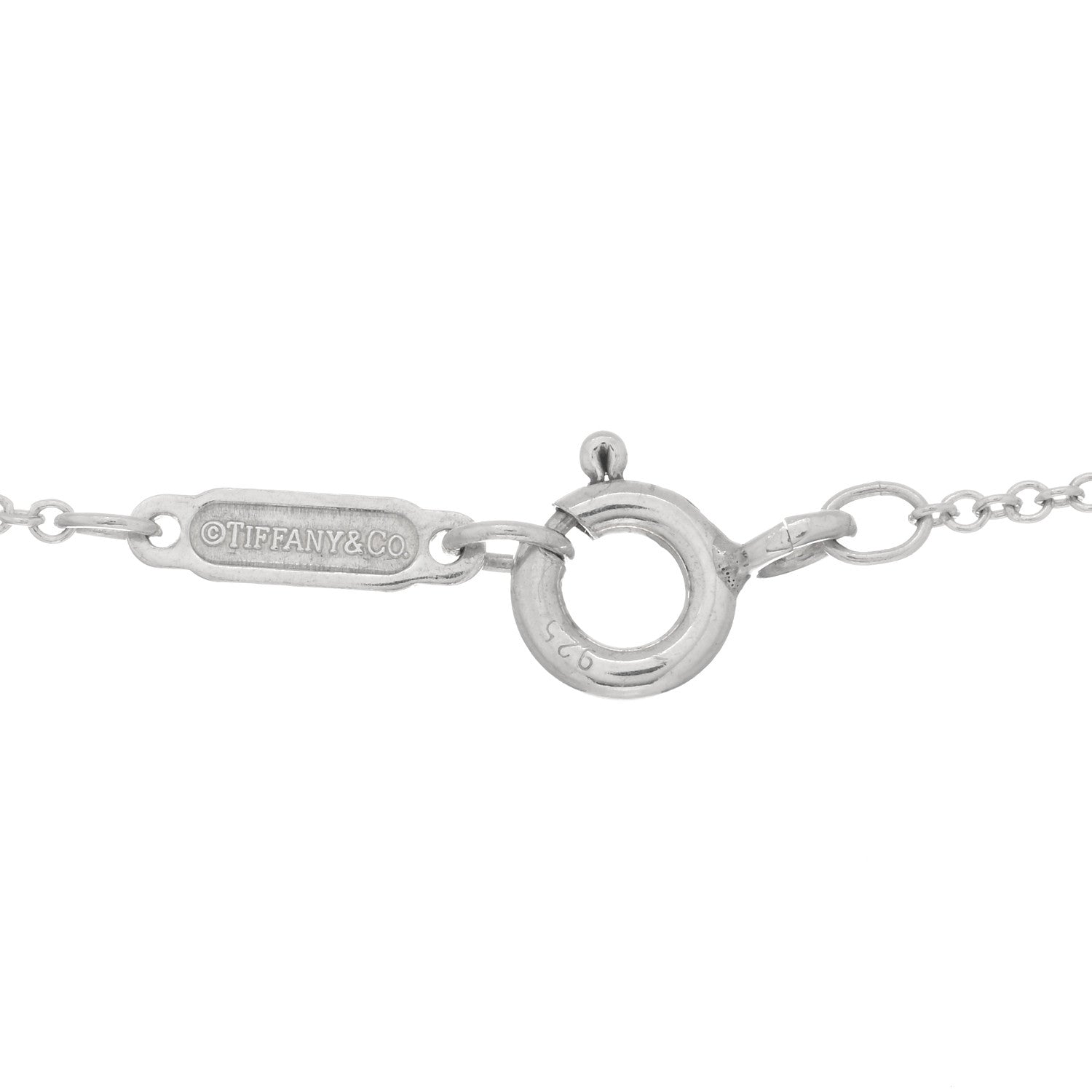 Tiffany Sterling Silver Twist Knot Pendant Necklace 3 of 3