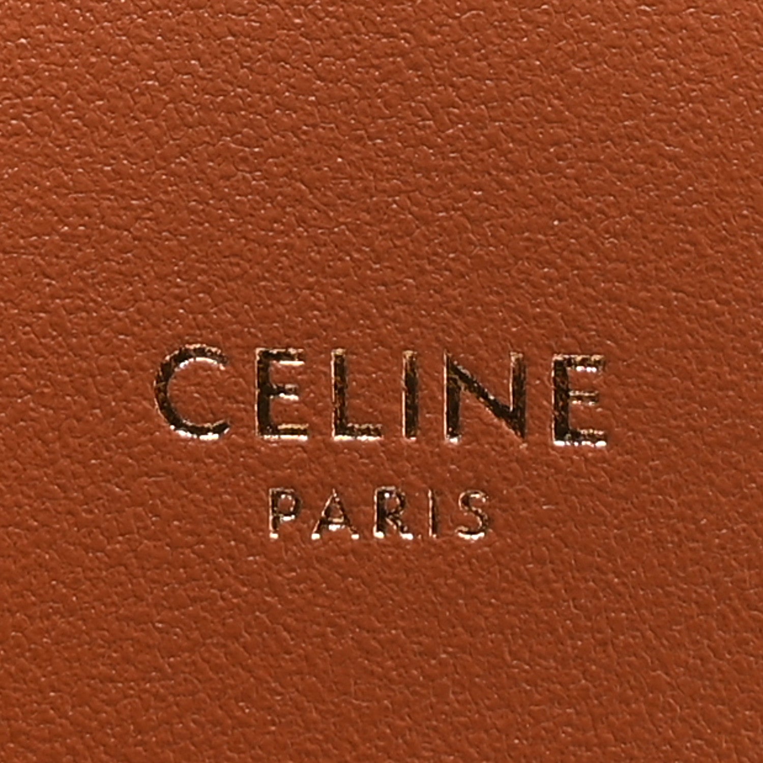 Celine Calfskin Triomphe Canvas Teen Triomphe Bag Tan 6 of 11