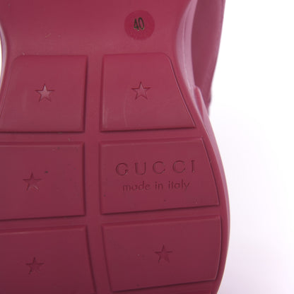 Gucci Calfskin Logo Womens Rhyton Sneakers 40 Box Pink 6 of 9
