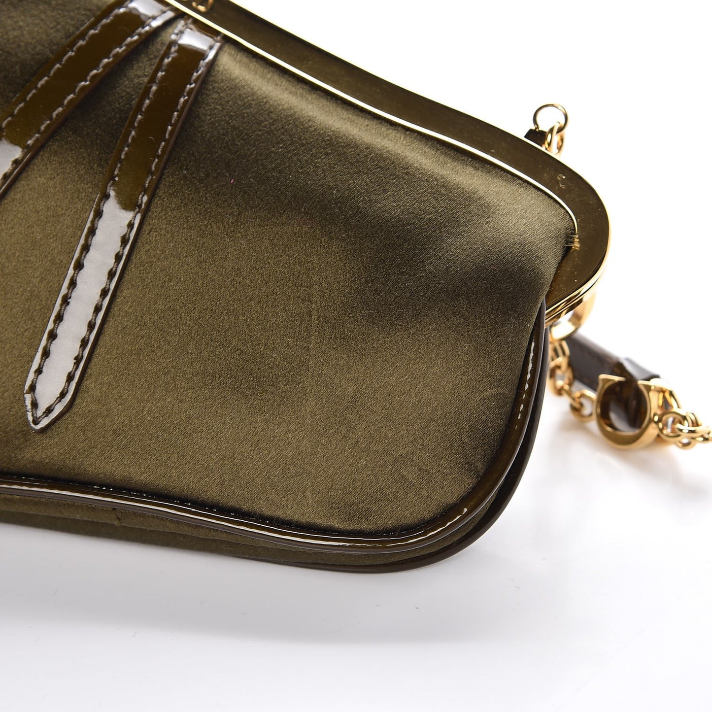 Nylon Mini Saddle Bag Kaki