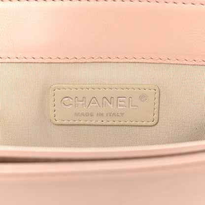 Chanel Calfskin New Medium Boy Reverso Flap Light Pink 6 of 10