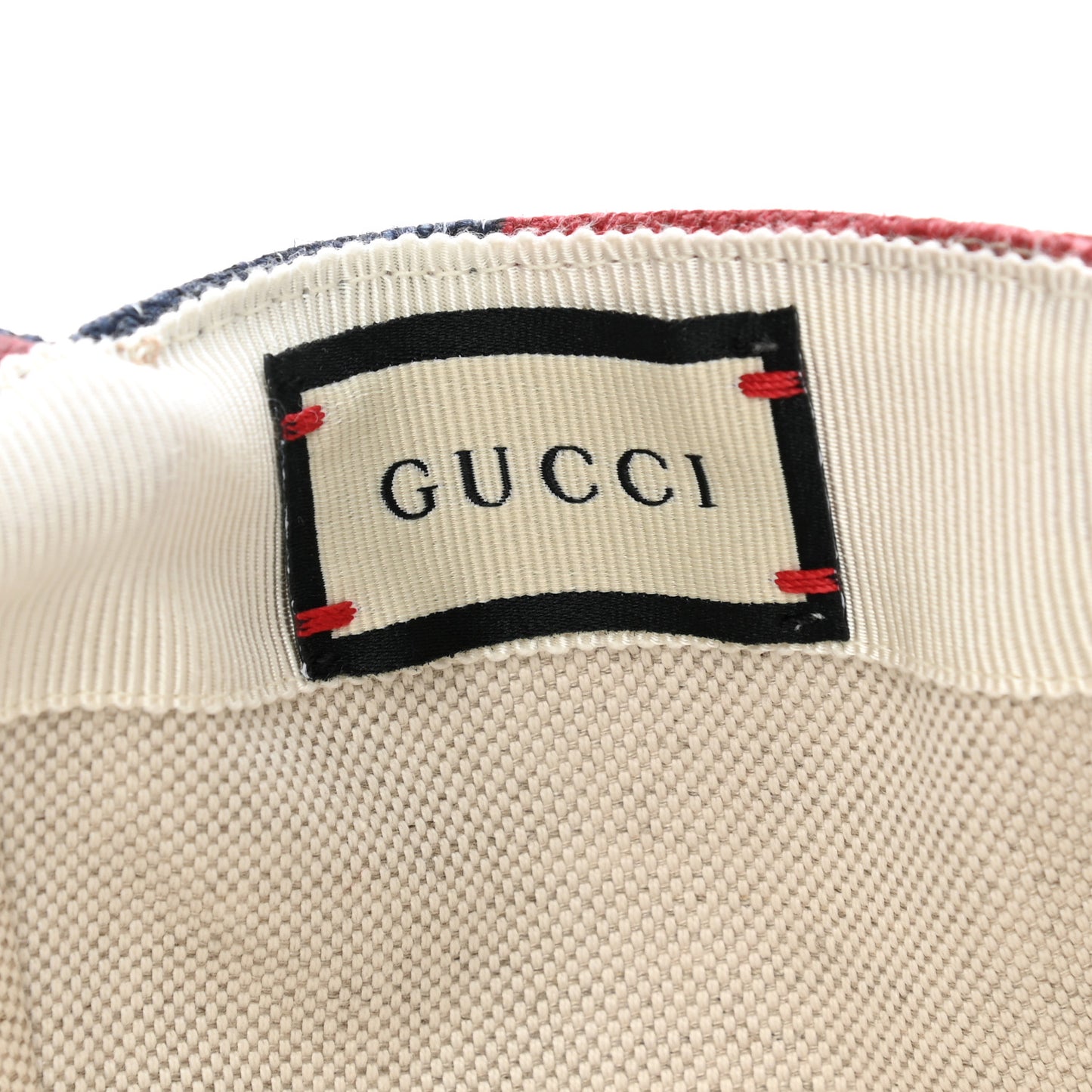 Canvas Marley Stripe Script Logo Patch Gucci 100 Baseball Hat Multicolor