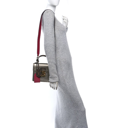 Louis Vuitton Vernis Epi Monogram Spring Street Champagne Metallise 2 of 9