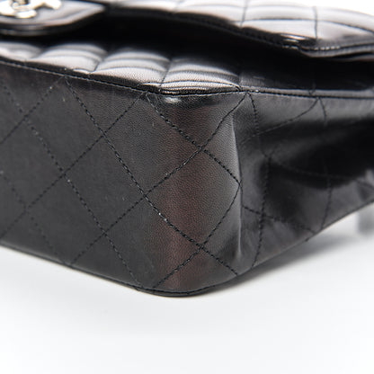 Chanel Lambskin Quilted Medium Double Flap Black 9 of 13