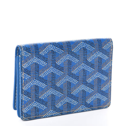 Goyard Goyardine Business Card Holder Sky Blue 3 of 9