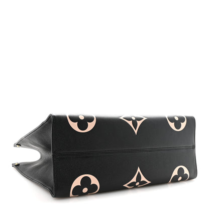 Louis Vuitton Empreinte Monogram Giant Onthego GM Black Beige 4 of 9