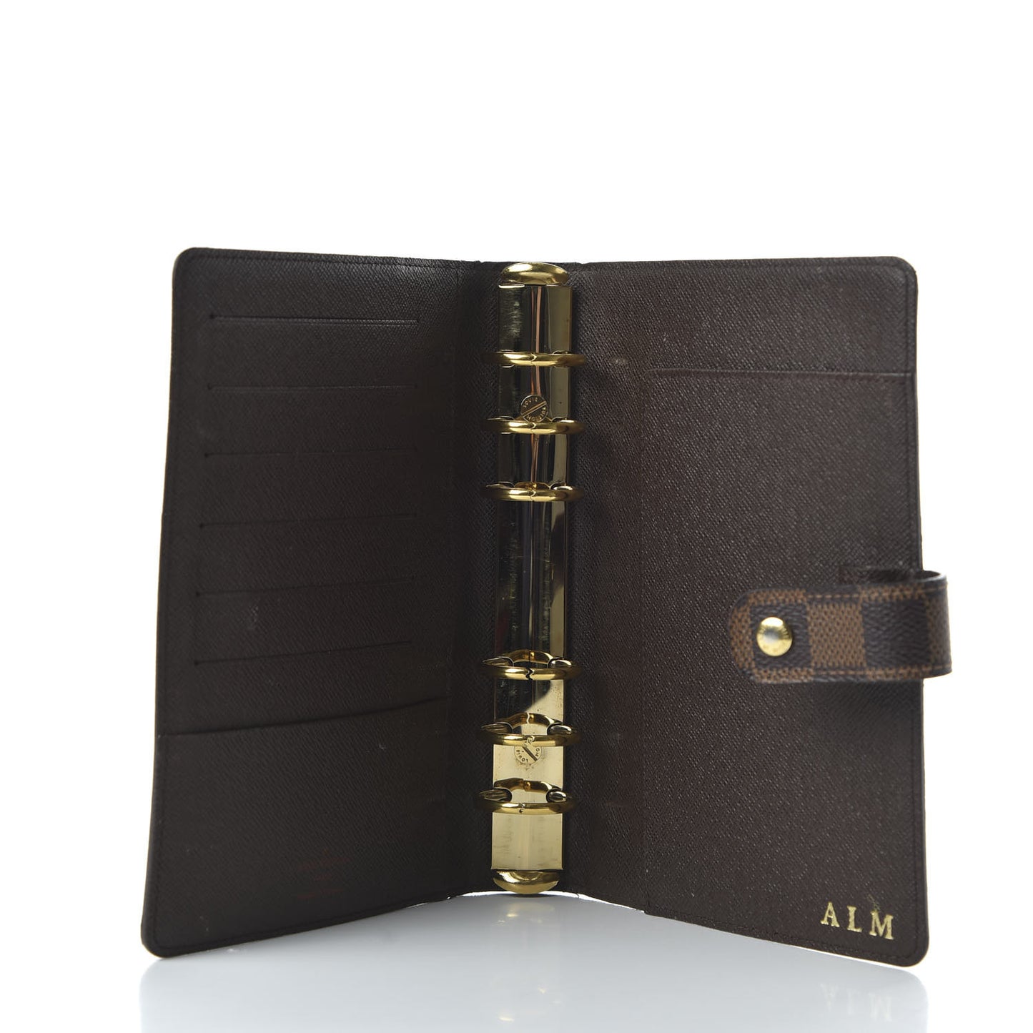 Damier Ebene Medium Ring Agenda Cover