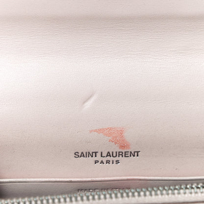 Saint Laurent Smooth Calfskin Classic Monogram Kate Tassel Chain Wallet Nude Powder 12 of 16