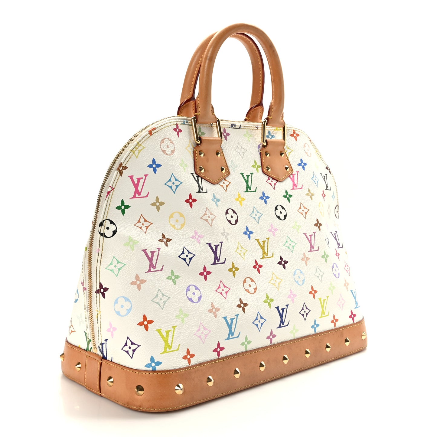 Monogram Multicolor Alma GM White