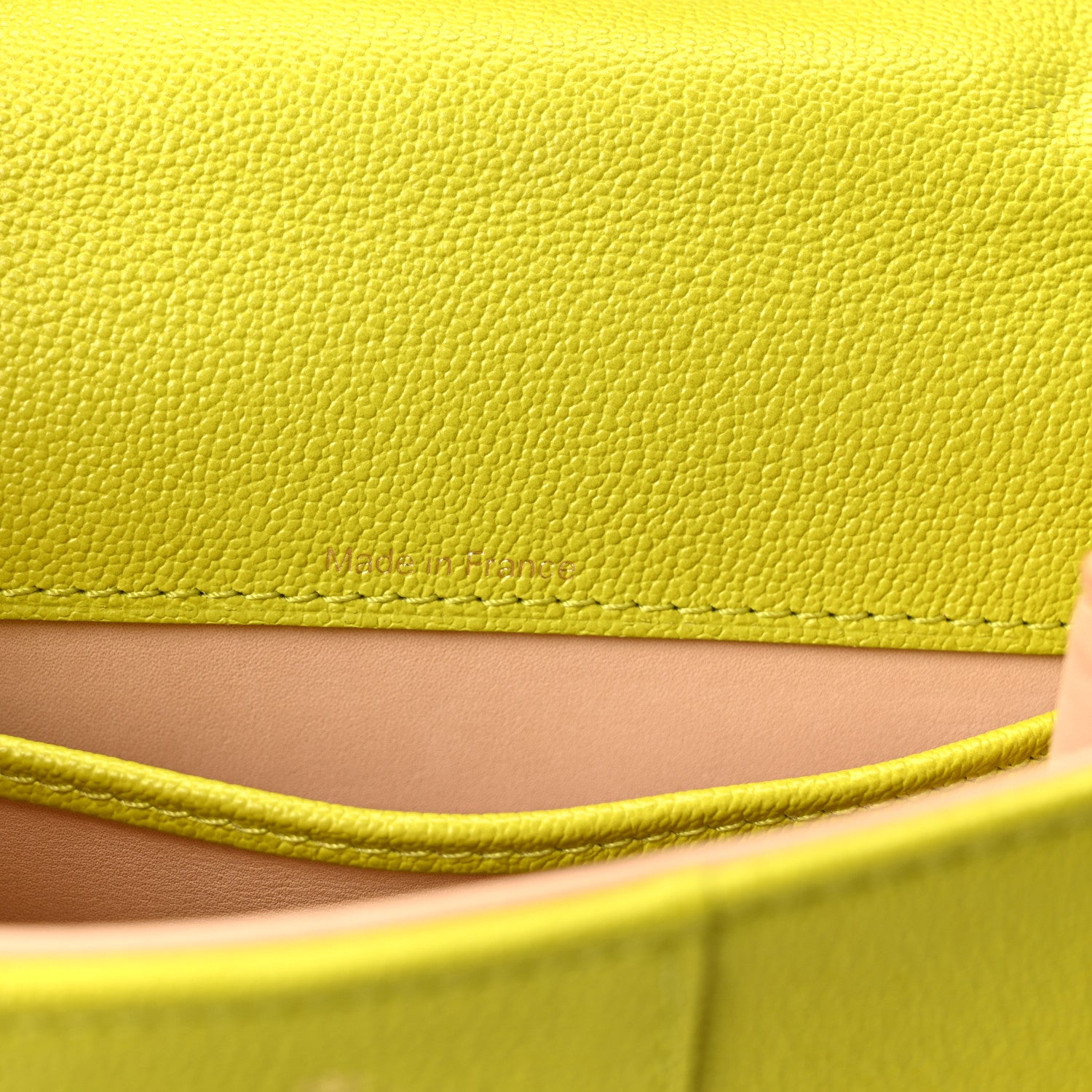 Delvaux Grained Rodeo Calfskin Mini Brillant Satchel Absinthe Lime 8 of 11