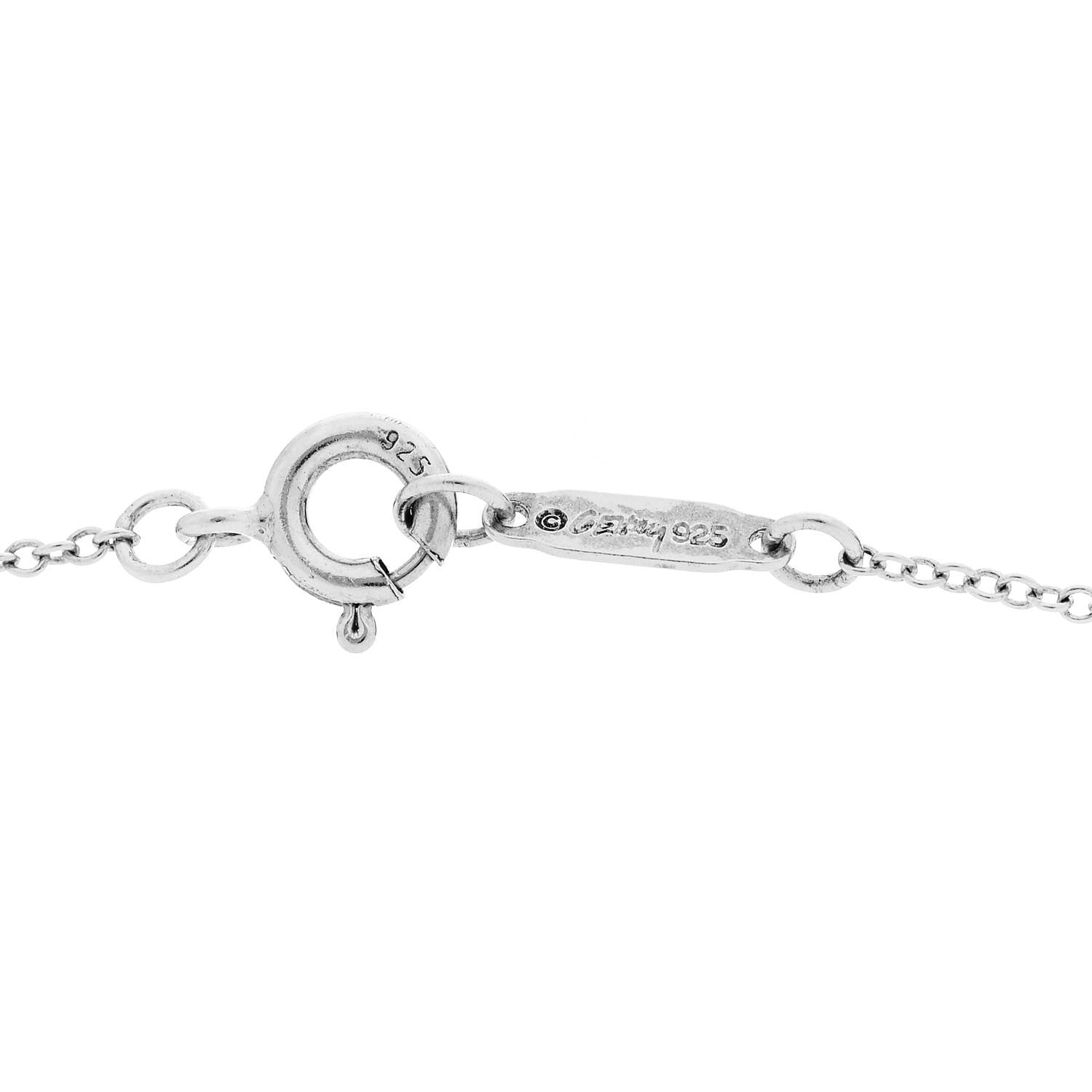 Tiffany Sterling Silver Frank Gehry Orchid Drop Pendant Necklace 6 of 7
