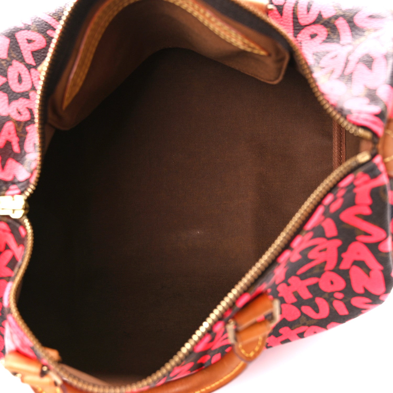 Louis Vuitton Monogram Graffiti Speedy 30 Fuchsia 5 of 11