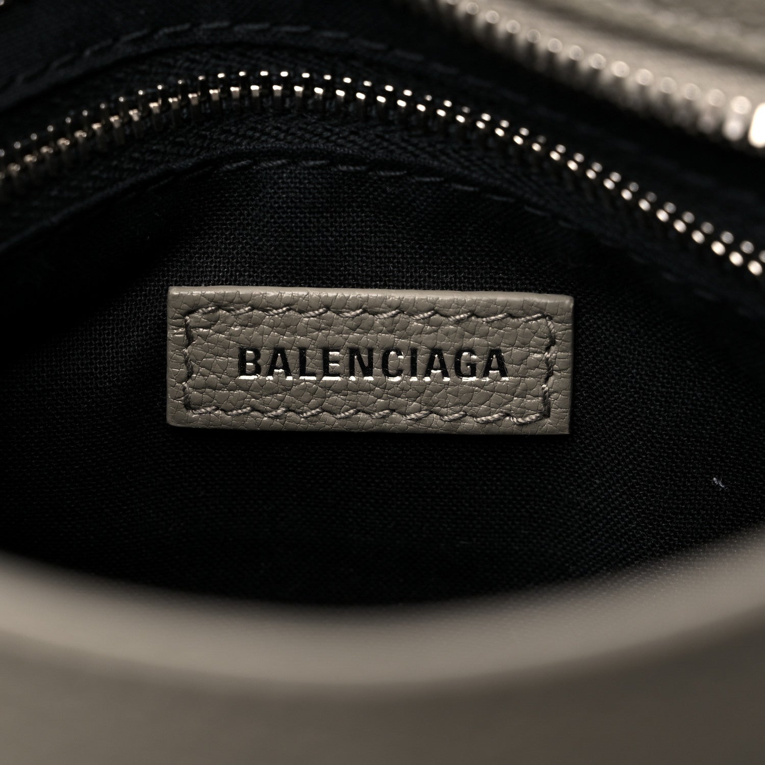 Balenciaga Chevre Silver Metallic Edge Hardware Mini City Gris Taupe 6 of 8