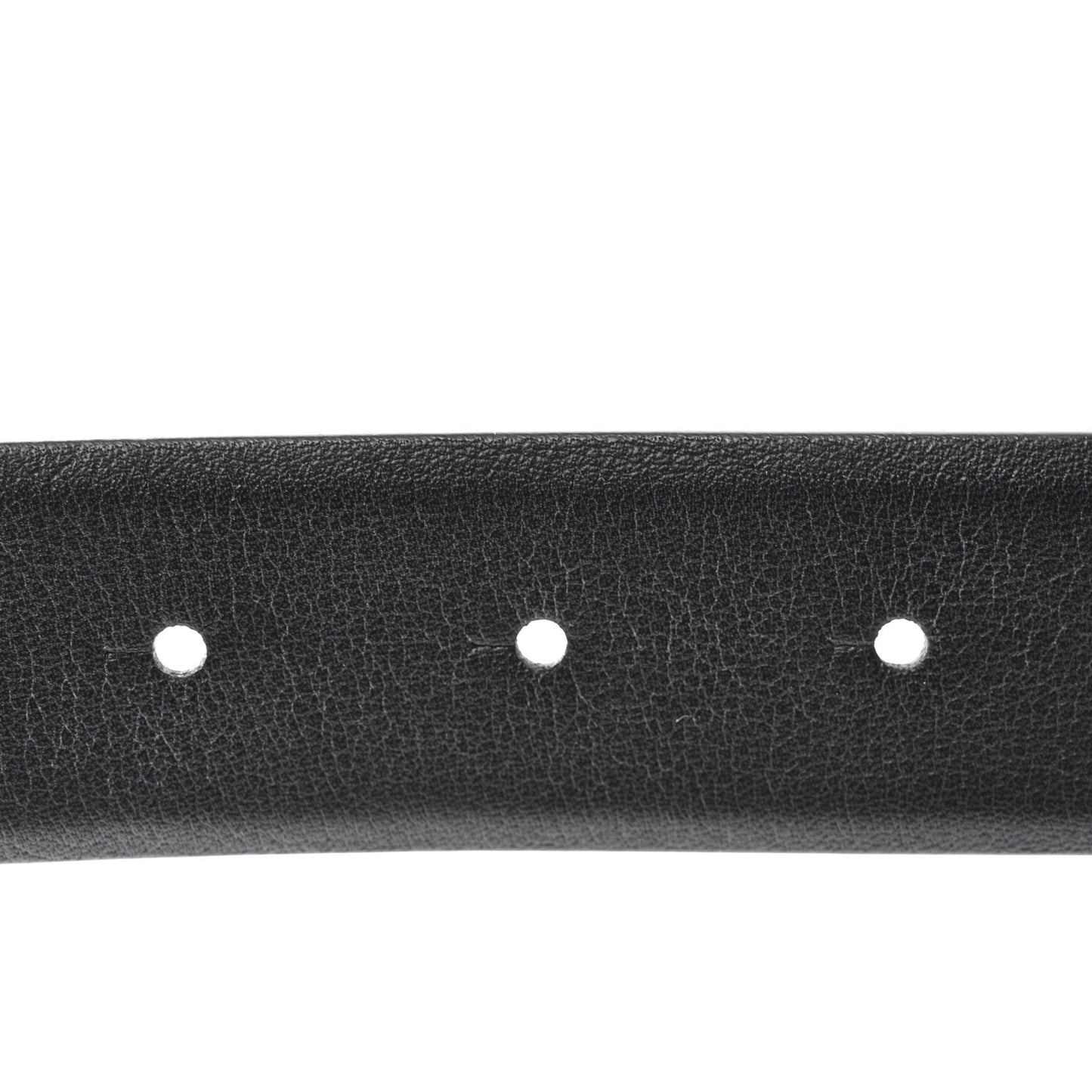 Calfskin CC Chain Belt 80 32 Black Gold