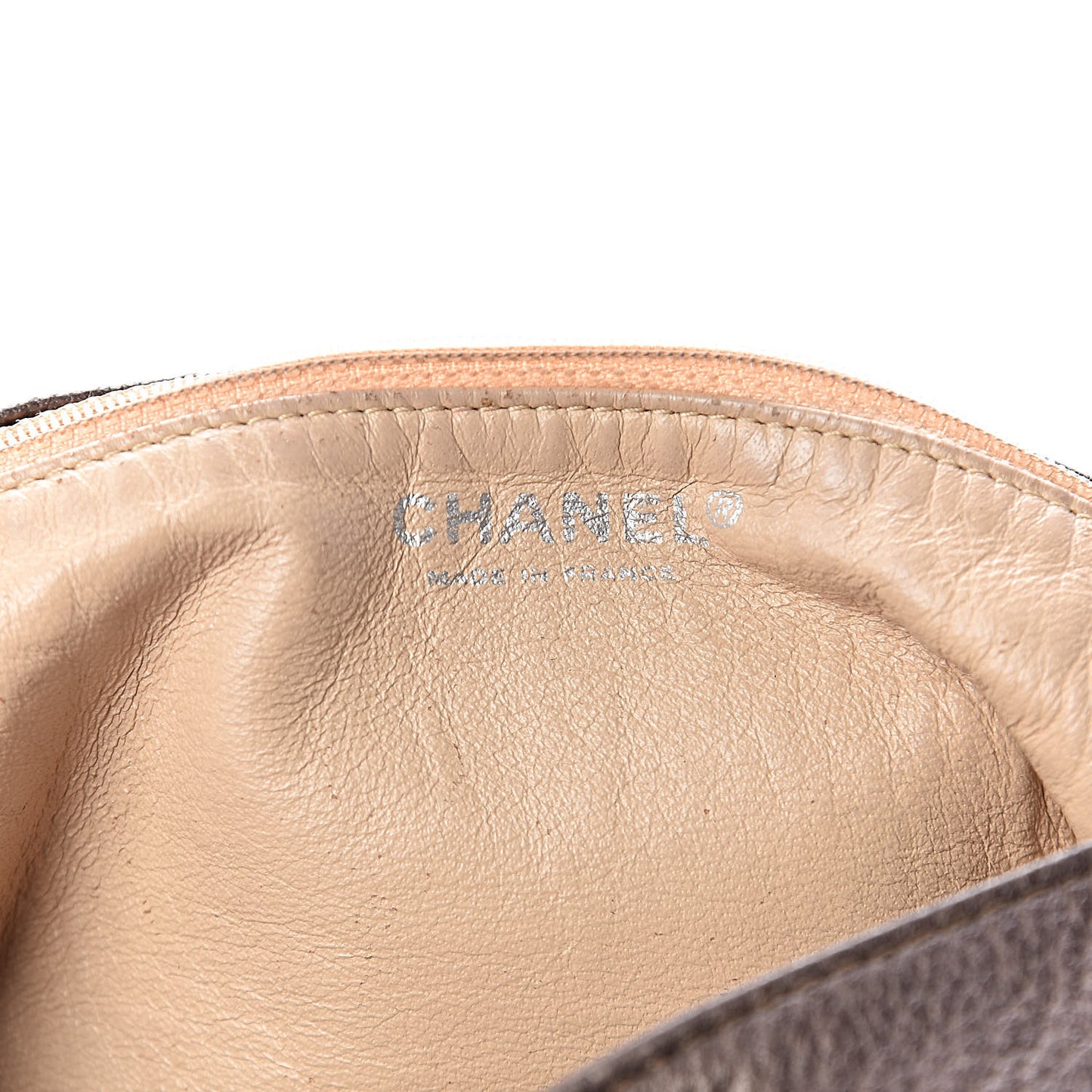 Metallic Deerskin Luxe Ligne Flap Bronze