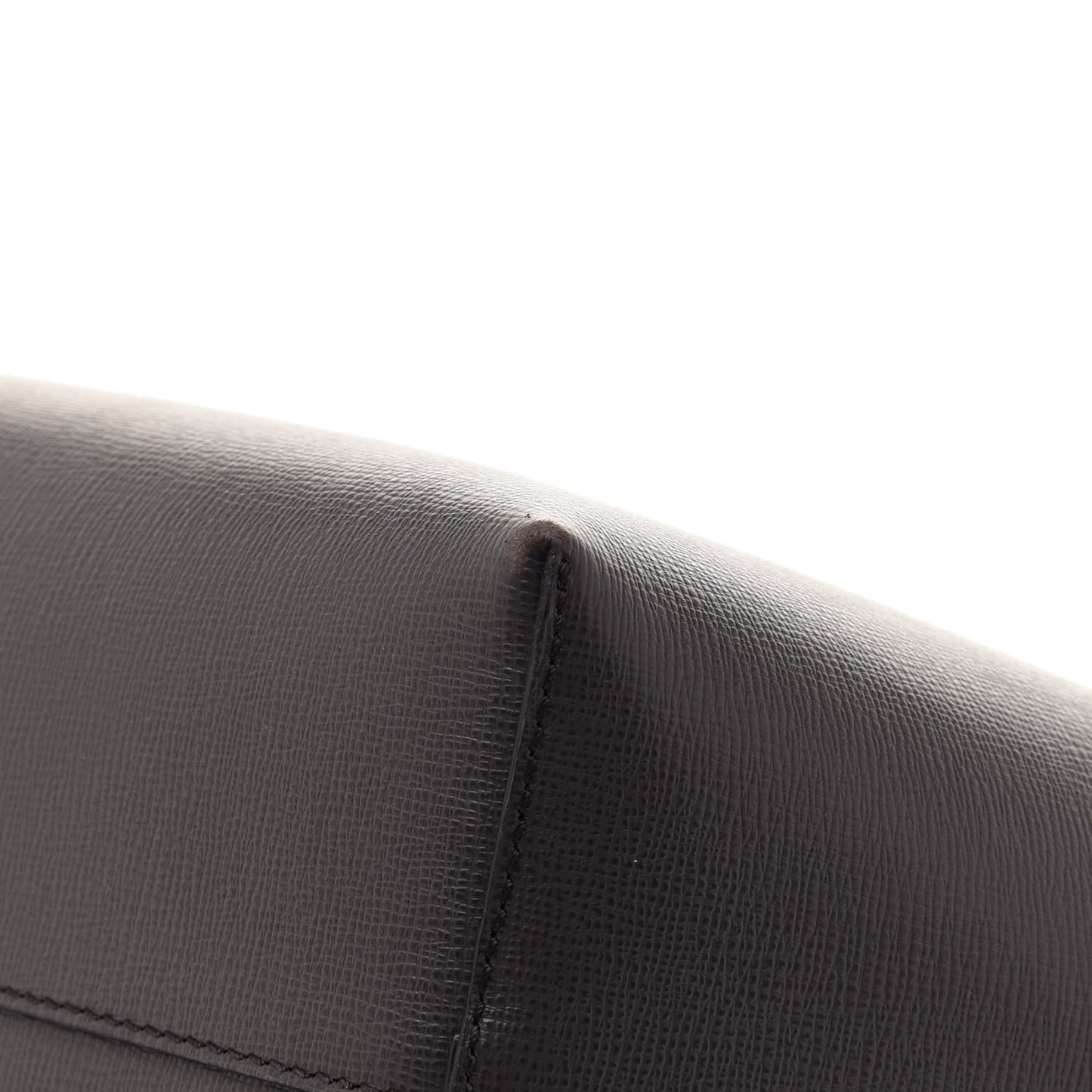Grained Calfskin Small T Tote Grey