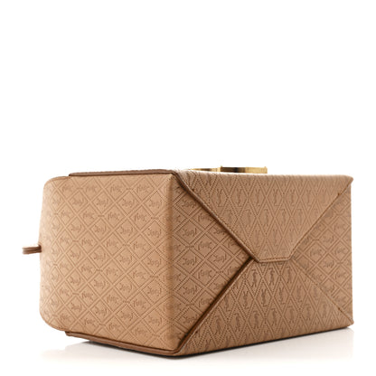Saint Laurent Calfskin Monogram Take Away Box Dusty Vintage Brown Gold 4 of 11