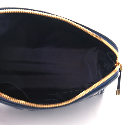 Christian Dior Oblique 30 Montaigne Cosmetic Pouch Blue 5 of 10