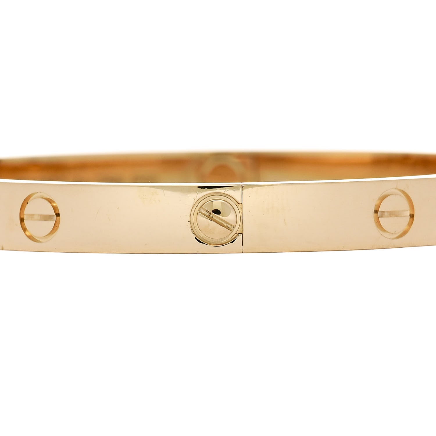 Cartier 18K Yellow Gold LOVE Bracelet 19 4 of 9