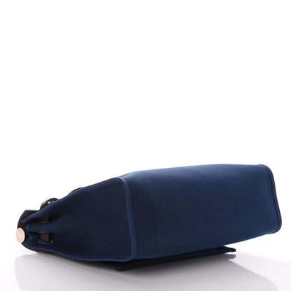 Hermes Toile Barenia Herbag Zip 31 PM Bleu de Prusse 4 of 12
