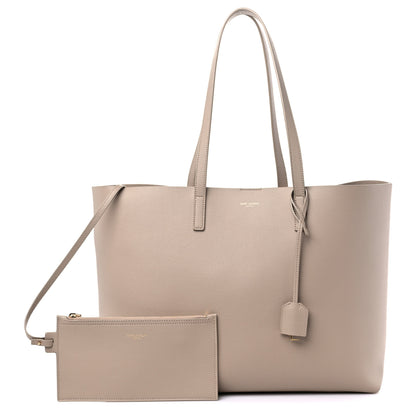 Saint Laurent Calfskin Large Shopping Tote Beige 1 of 11