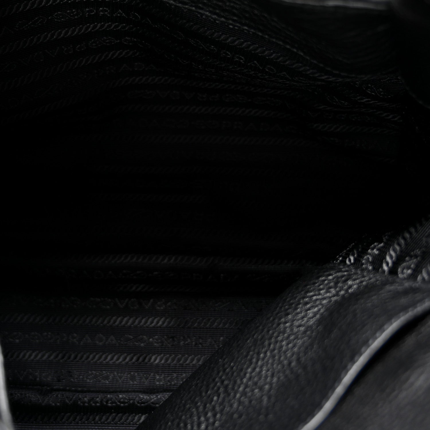 Prada Vitello Phenix Top Handle Bag Black 5 of 10