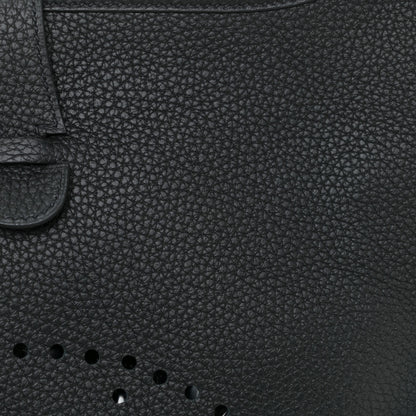Hermes Taurillon Clemence Evelyne III PM Black 9 of 9