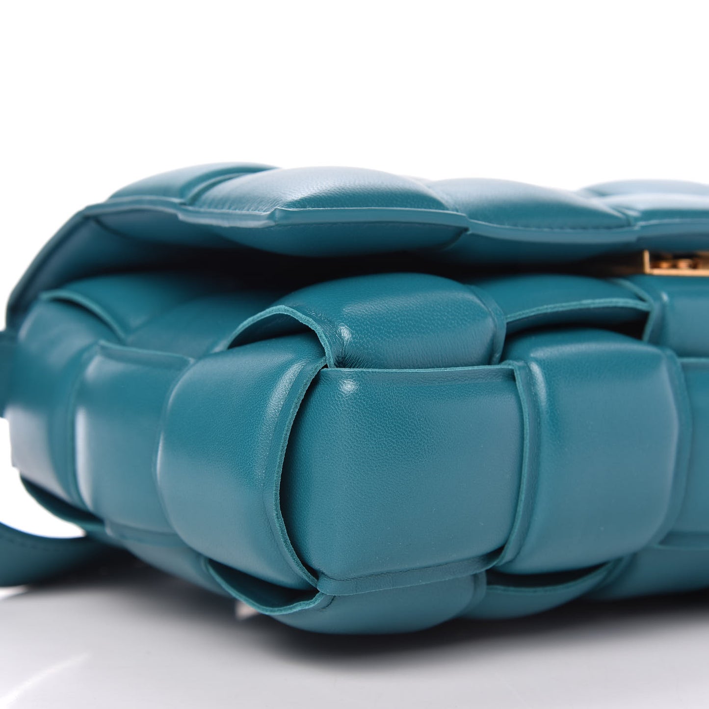 Nappa Maxi Intreccio Padded Cassette Crossbody Bag