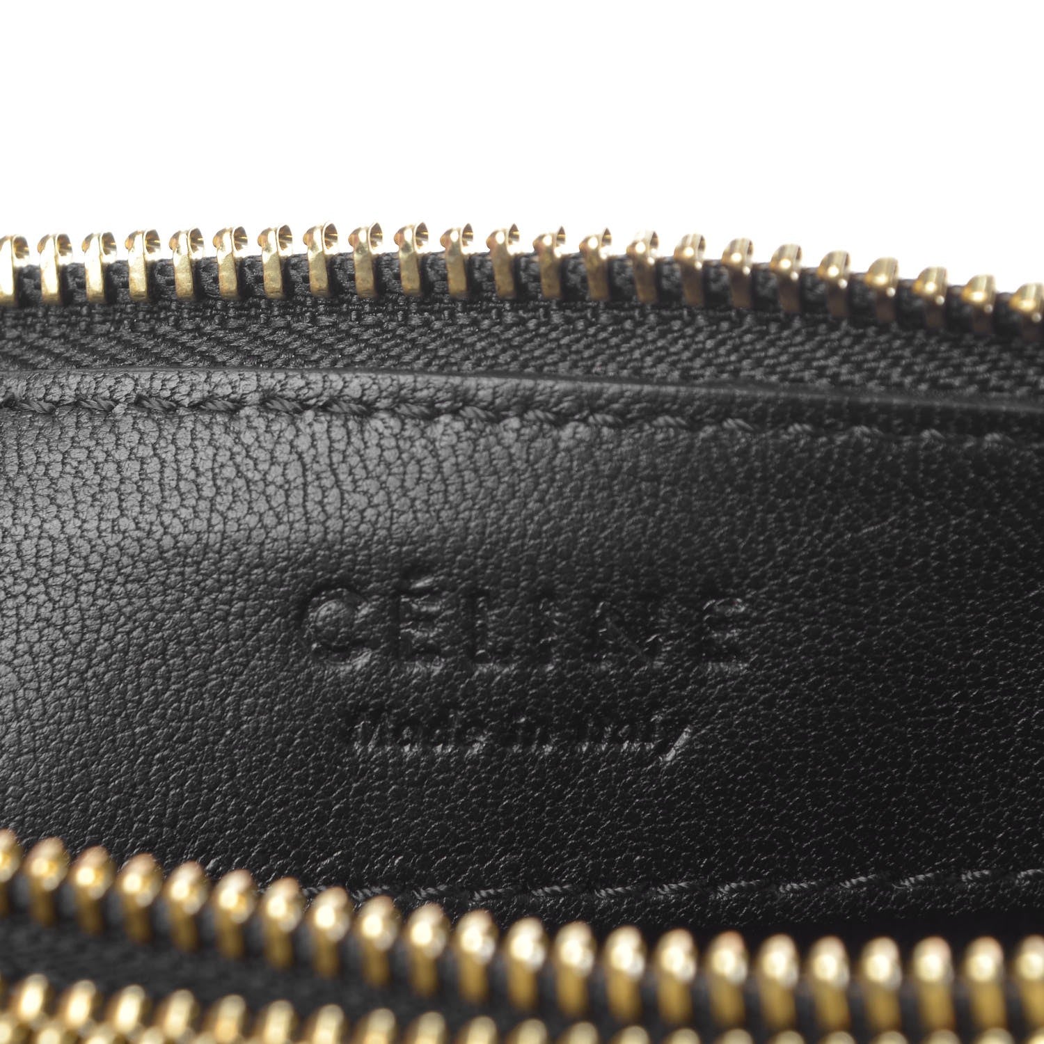 Celine Lambskin Small Trio Crossbody Bag Black 5 of 9