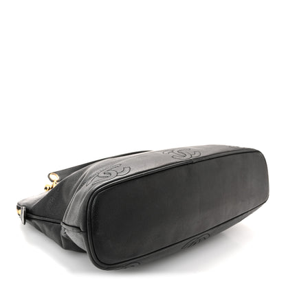 Chanel Caviar Triple CC Shoulder Bag Black 4 of 12