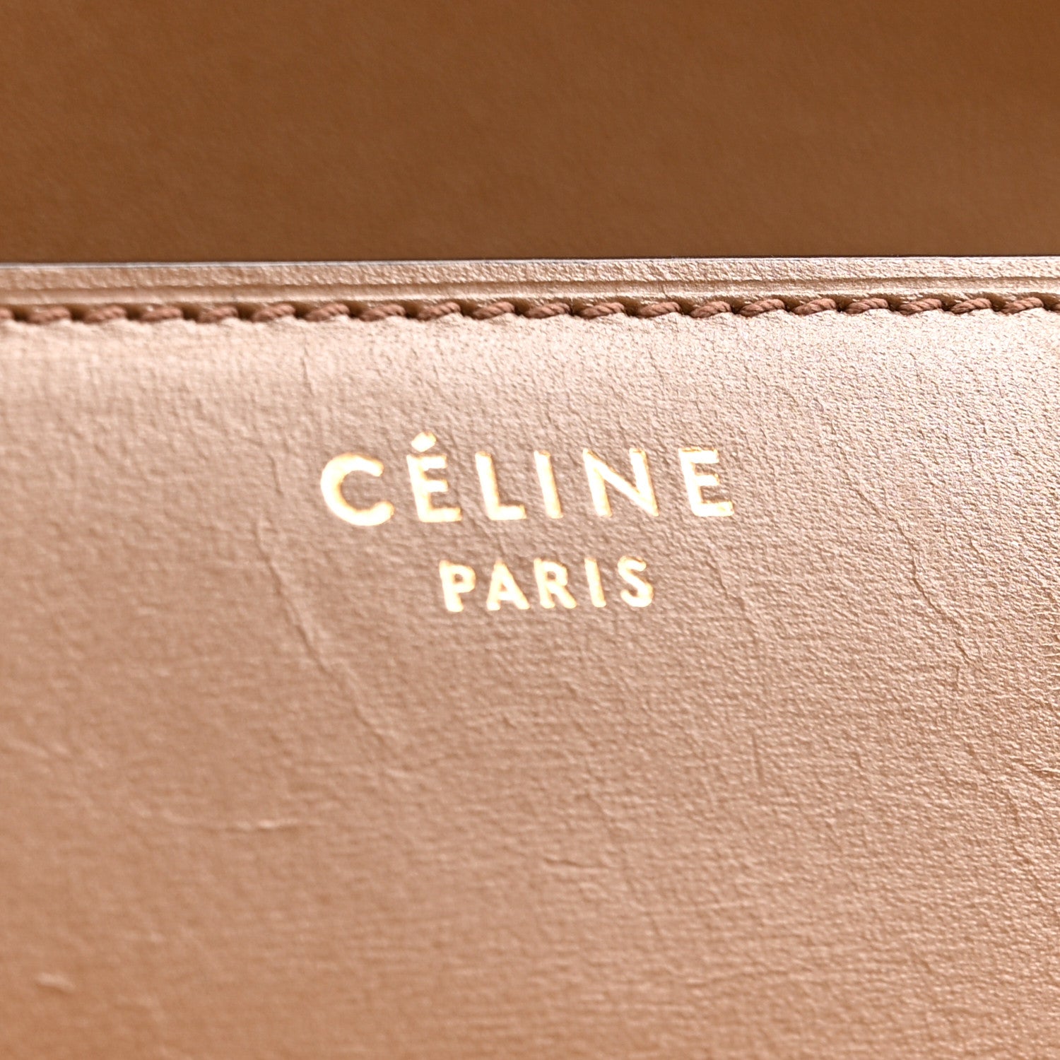 Celine Box Calfskin Medium Classic Box Flap Bag Camel 16 of 19