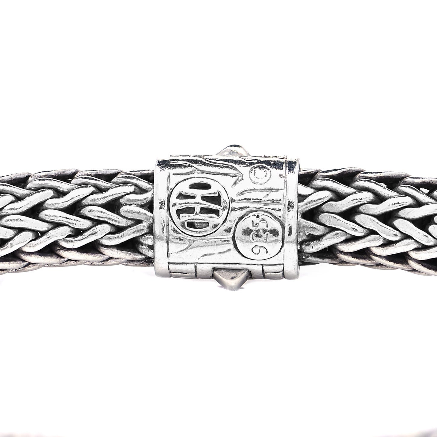 Sterling Silver Black Sapphire 6.5mm Classic Chain Bracelet